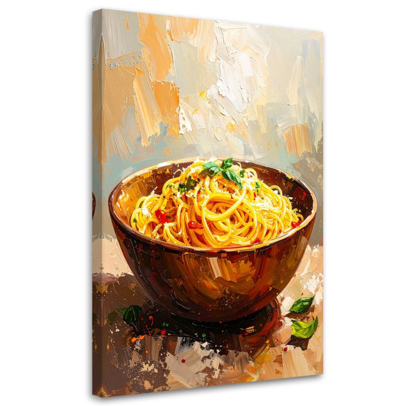 Obraz do kuchni baru jadalni Feeby Spaghetti Makaron 70x100cm 1szt