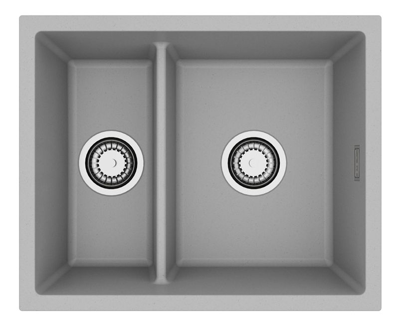 Zlewozmywak granitowy Alveus OMNI 50 kol. G81 beton (55x45) 1,5-komorowy 1szt