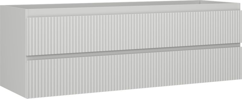 Szafka podumywalkowa Mexen Rivel szary mat 140 cm 2 szuflady 1 szt.