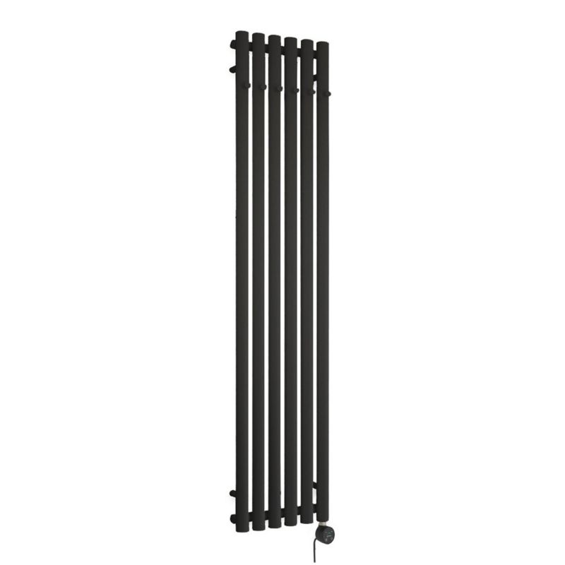 Grzejnik elektryczny Oltens Stang 150x31,5 cm czarny mat 600W 1 szt.