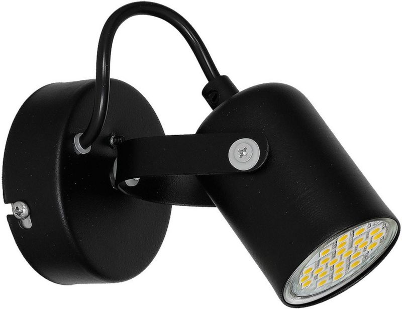 Kinkiet ścienny Milagro Pico czarny 40W GU10 IP20 metal 1 szt.