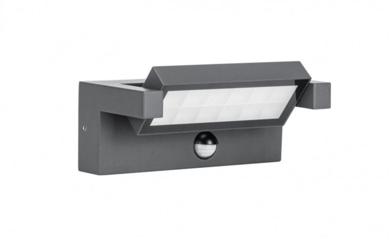 Naświetlacz LED z czujnikiem ruchu SU-MA ciemnoszary LED 21W 4000K 1710lm IP65 wym: 8 x 20 x 10,8 cm - 1 szt.