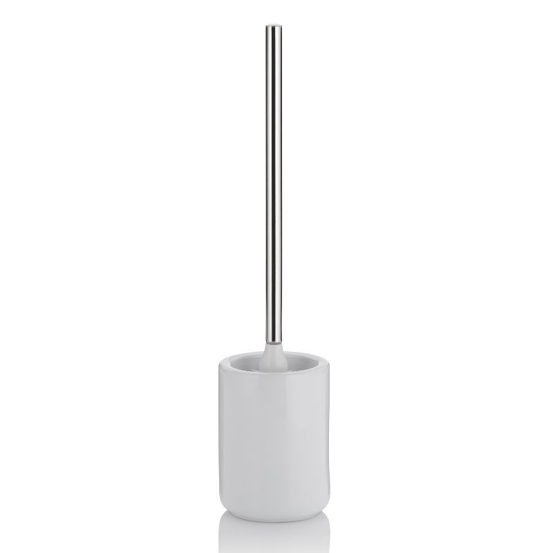 Szczotka toaletowa Kela Isabella biała ceramika, stal nierdzewna stojąca 1 szt.