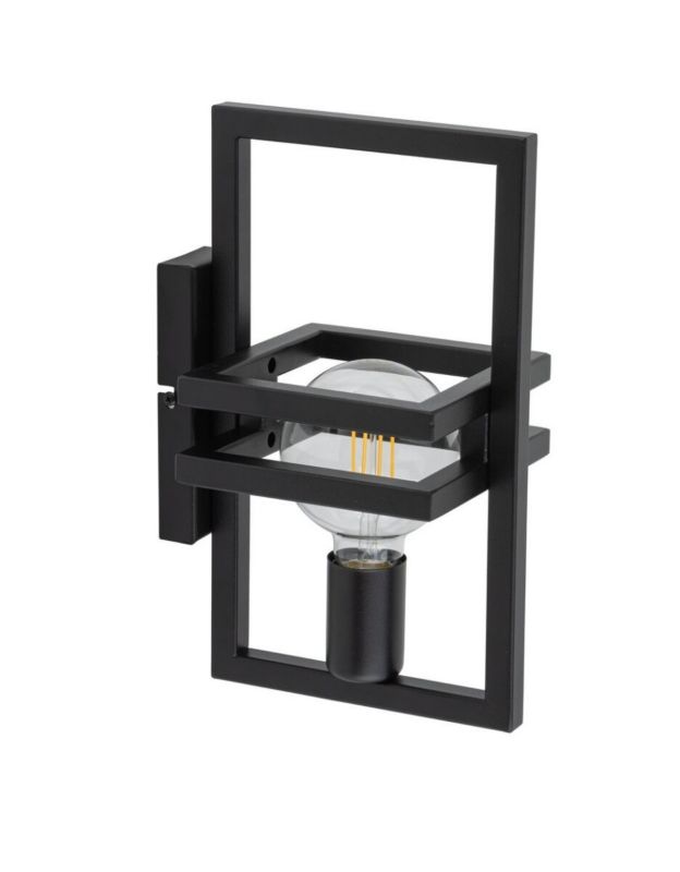 Kinkiet ścienny Sigma Lighting Merci czarny 1 x E27 x 15W IP20 wym: 31 x 14,5 x 20 cm - 1 szt.