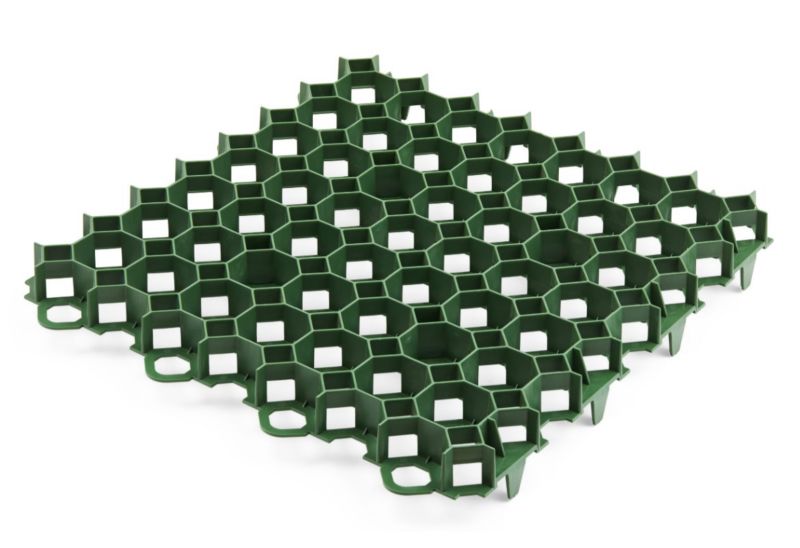 Kratka Trawnikowa ZIELONA Texas Parkingowa Podjazd 50x50 cm 16 szt.