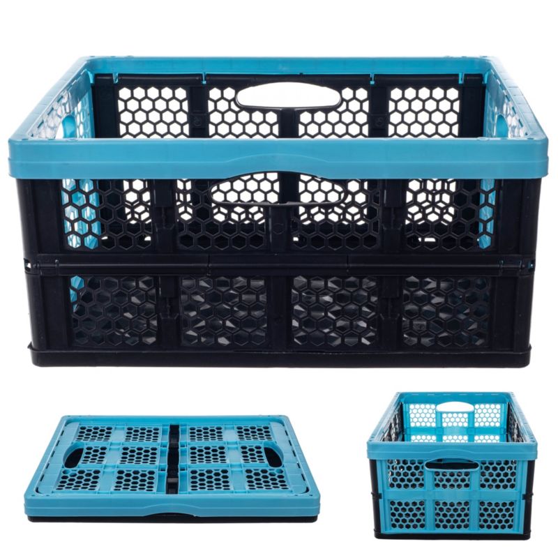 Skrzynka KADAX Składana Do Bagażnika Kosz Zakupy Pojemnik Składany 32L Duży mocny 1szt.