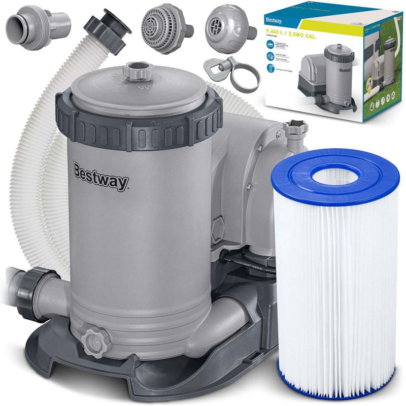 Pompa filtrująca Bestway 58391 pompa basenowa 9463 l/h + filtr 1 szt.