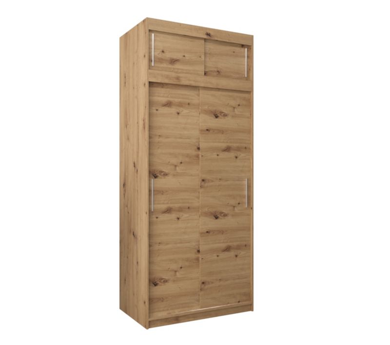 Szafa przesuwna Garderoba Abiks Tokyo 100 artisan + artisan z nadstawką 1 szt.