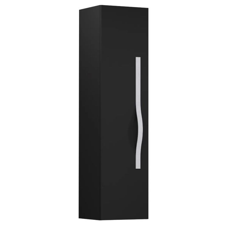 Szafka łazienkowa KROFAM VOG 33 cm czarny mat z uchwytem stalowym 1 szt