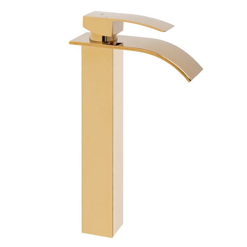 Bateria do umywalki NIAGARA-36-GLD - YOKA HOME wysoka kaskada złoty - 1 szt.