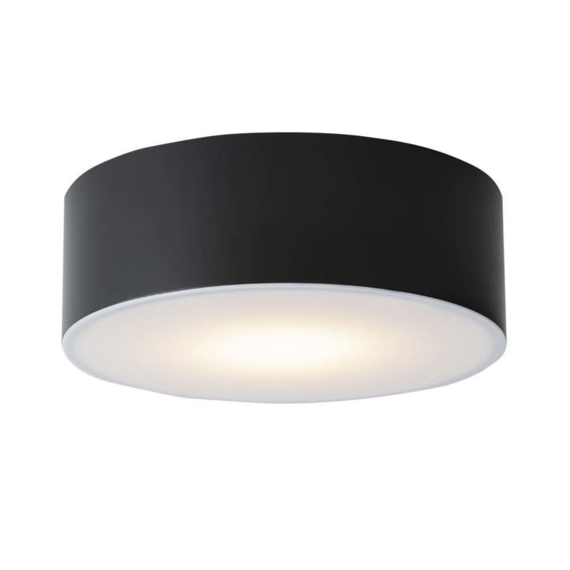 Plafon Shilo Zama czarno-biały LED 12W 3000K 1868lm IP20 wym: 7,2 x 20 x 20 cm aluminium - 1 szt.
