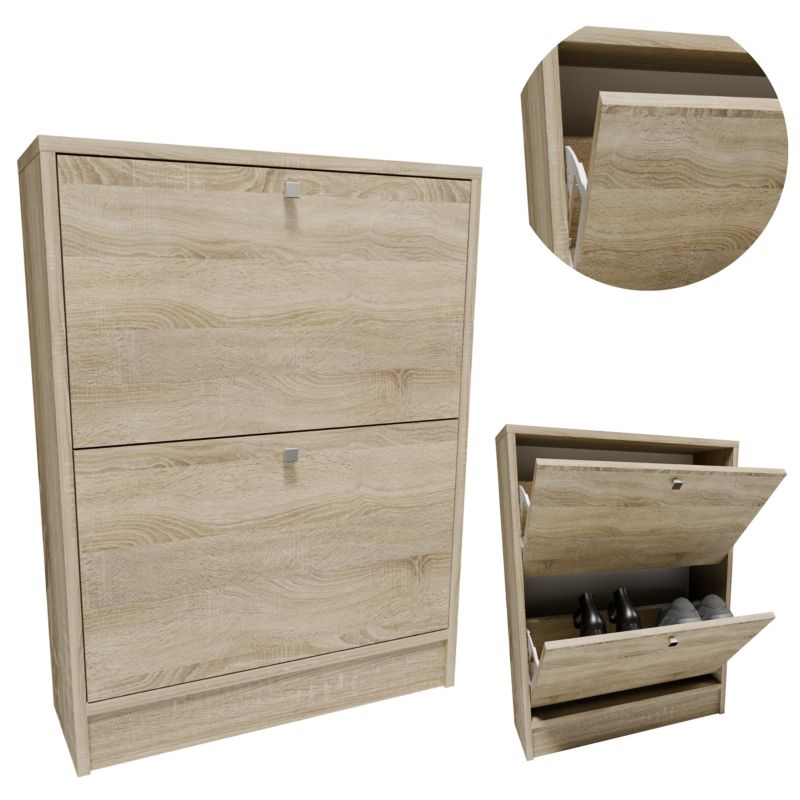 Szafka na buty Matkam RUB260SON regał na obuwie dąb sonoma 1 szt.