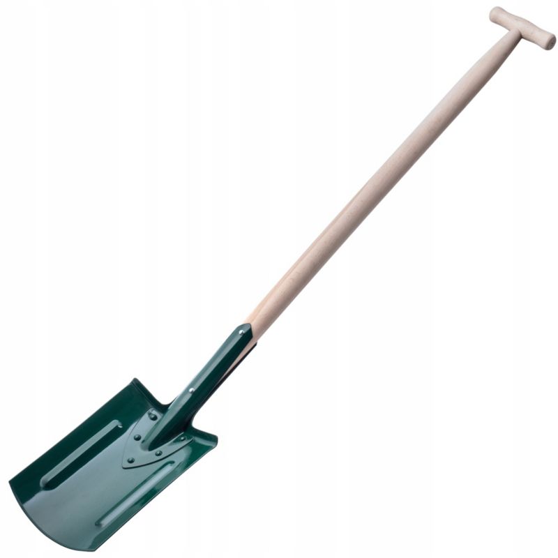 Łopata KADAX Z Trzonkiem metal Szpadel Wzmocniony Prosty 1szt.