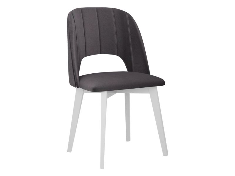 Krzesło MIRJAN 24 tapicerowane Monti IV Pik prosty biały/antracyt 1 szt.
