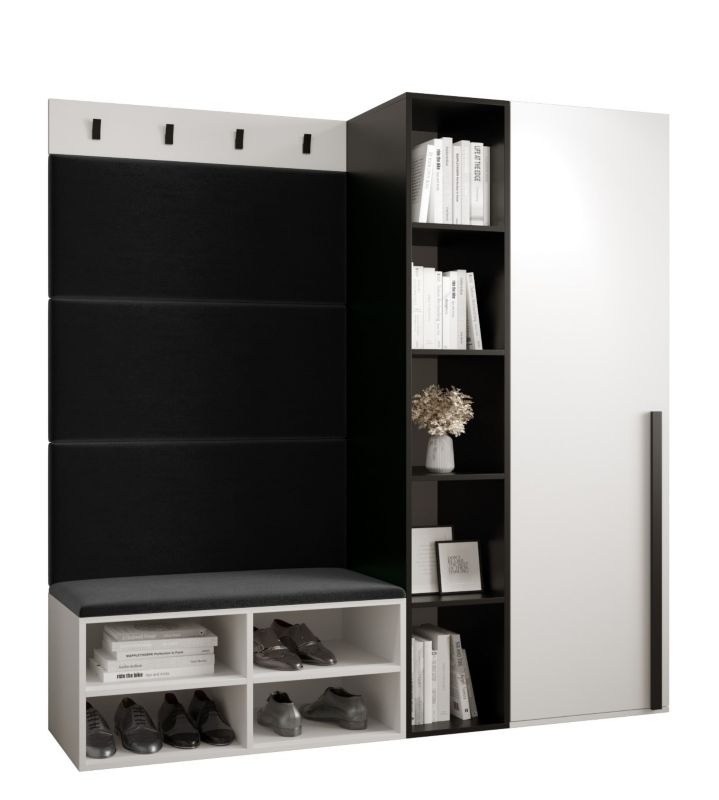 Garderoba do przedpokoju Abiks MIRO 1 biały+manila18 1szt.