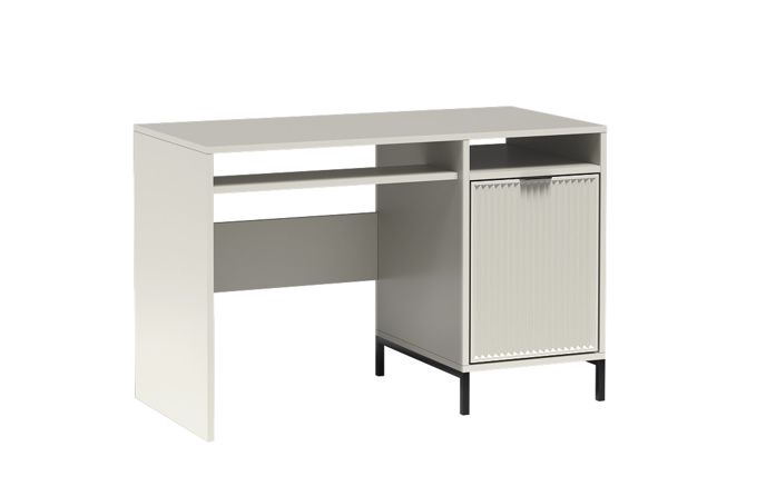 Szafka RTV Furnidea 135 cm kaszmir frez metalowe nogi LINK 1 szt.