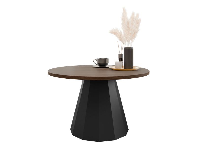 Stolik kawowy MIRJAN 24 Elipse czarny/orzech franklin tobacco 1 szt.