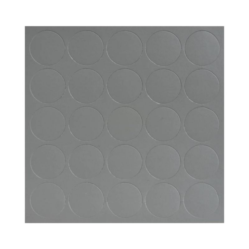 Zaślepka samoprzylepna Stahl 14 mm 25 szt. jasny grafit