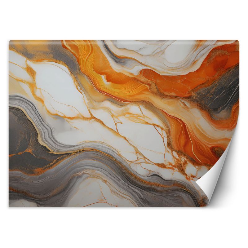 Fototapeta Feeby Pomarańczowo Szary Marmur Glamour 300x210 1 szt