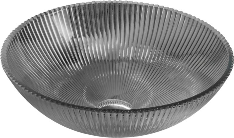 Szklana umywalka nablatowa Mexen Zuri czarna 39,5 cm 1 szt.