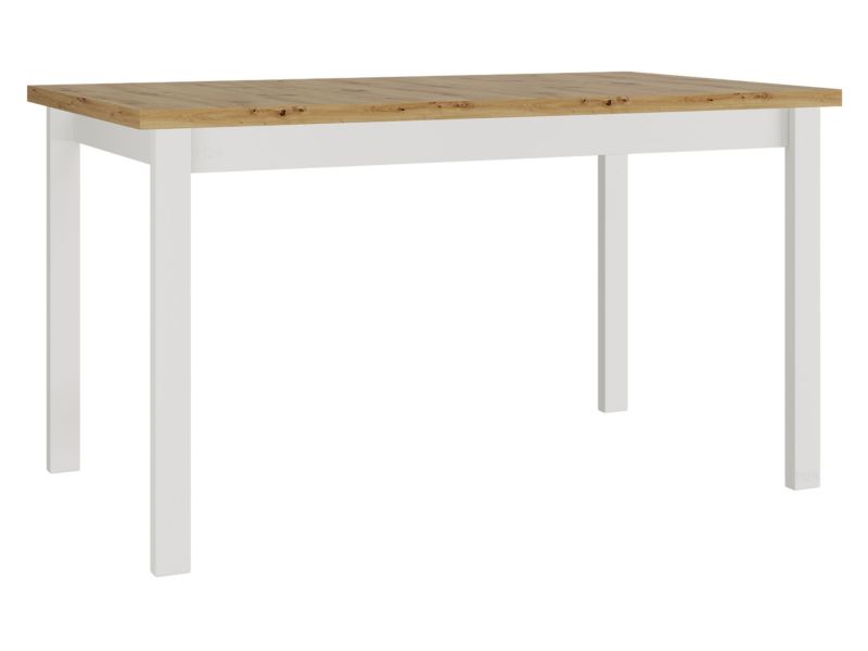 Stół MIRJAN 24 Alba 2M laminat dąb artisan + biały 1 szt.