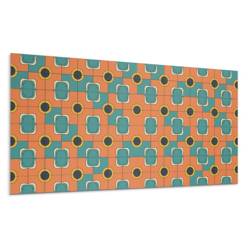 Kafelki samoprzylepne Wallfluent 60x30 cm Wzór abstrakcyjny w geometrii 6 szt.