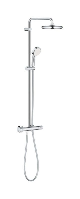 Zestaw prysznicowy Grohe New Tempesta z baterią termostatyczną safe stop chrom 1 szt.