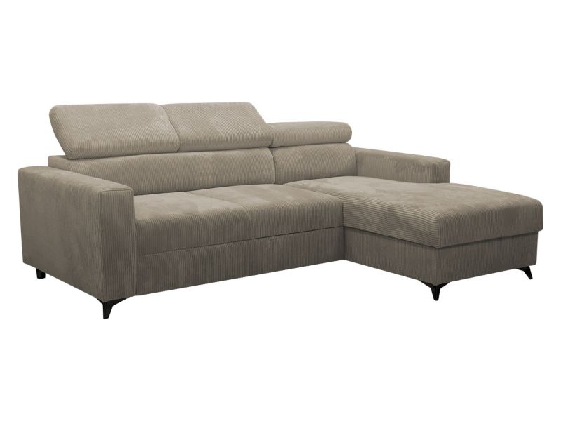 Narożnik z funkcją spania MIRJAN 24 Milano Premium Sztruks prawy 2R+LC cappuccino 1 szt.