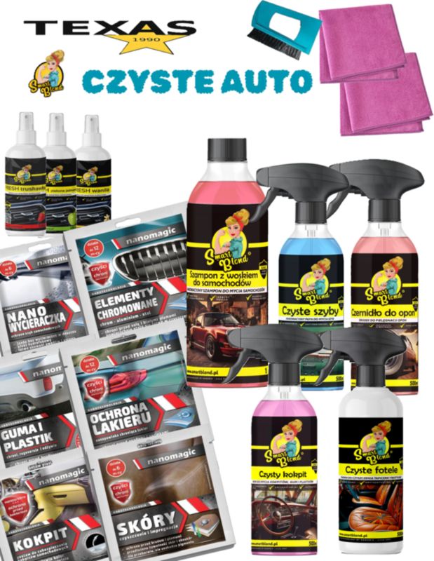 Zestaw kosmetyków Smart Blond do auta 15 szt.