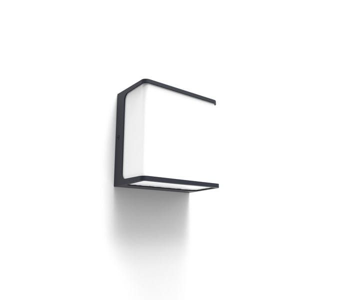Kinkiet ścienny zewnętrzny Lutec Doblo antracyt LED 24W 4000K 1600lm IP54 wym: 15 x 15 x 8 cm aluminium - 1 szt.