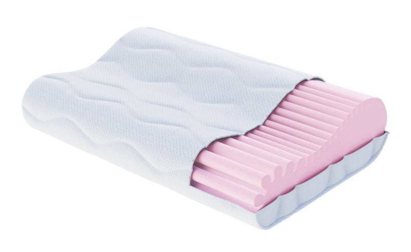 Poduszka FDM profilowana FLORA 2 ortopedyczna, pianka termoplastyczna VISCO 1 szt.