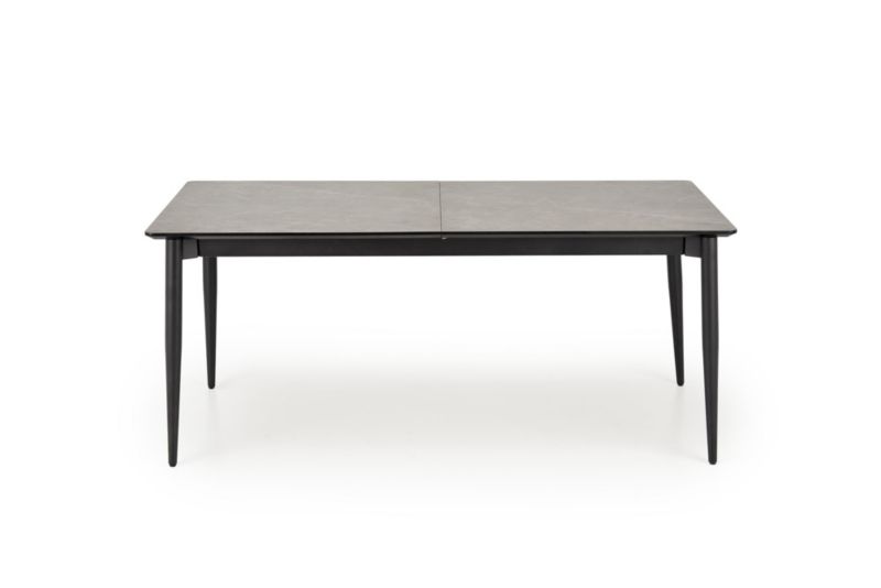 Stół Halmar rozkładany CHARLES 180(260)x90 szary marmur/czarny 1 szt