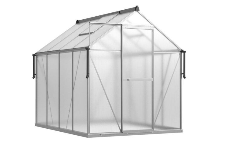 Szklarnia Cultivo z Poliwęglanu Ogrodowa Slide-In na ogród Srebrna 1 szt