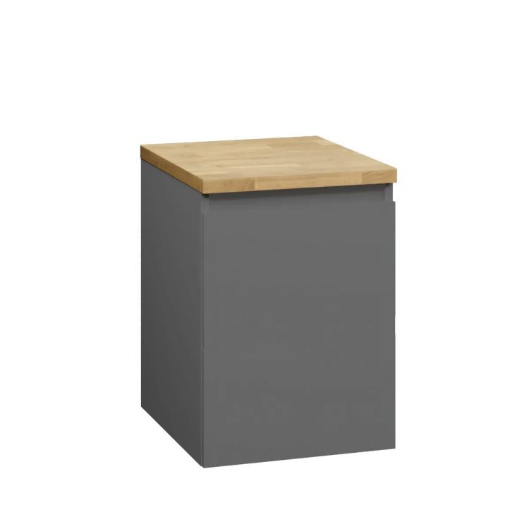 Szafka łazienkowa KROFAM ARCO 40 cm grafit niska 1 szt.