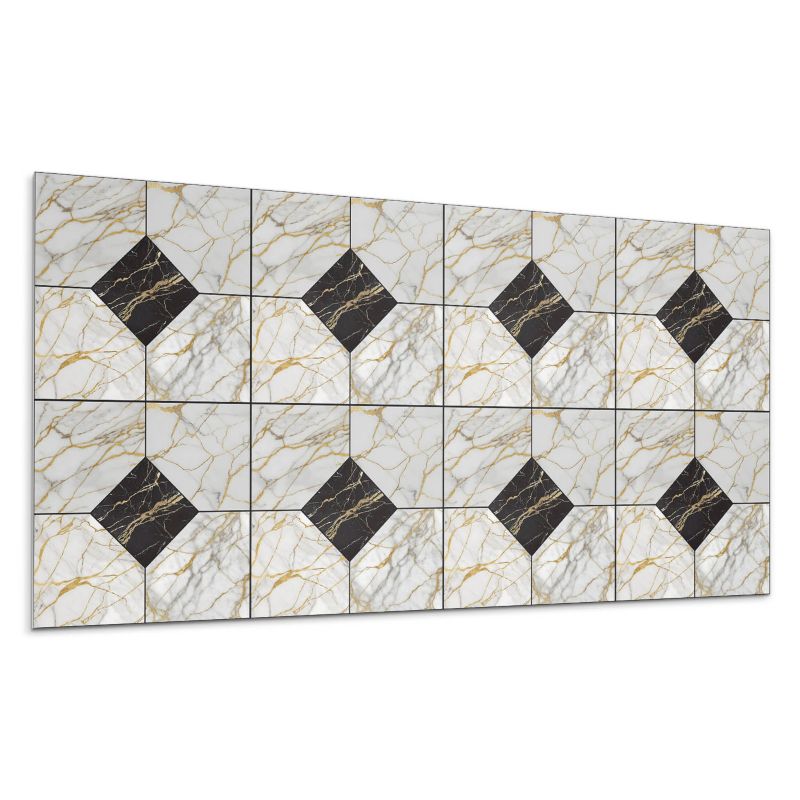 Kafelki samoprzylepne Wallfluent 40x20 cm Luksusowy wzór marmurów 10 szt.