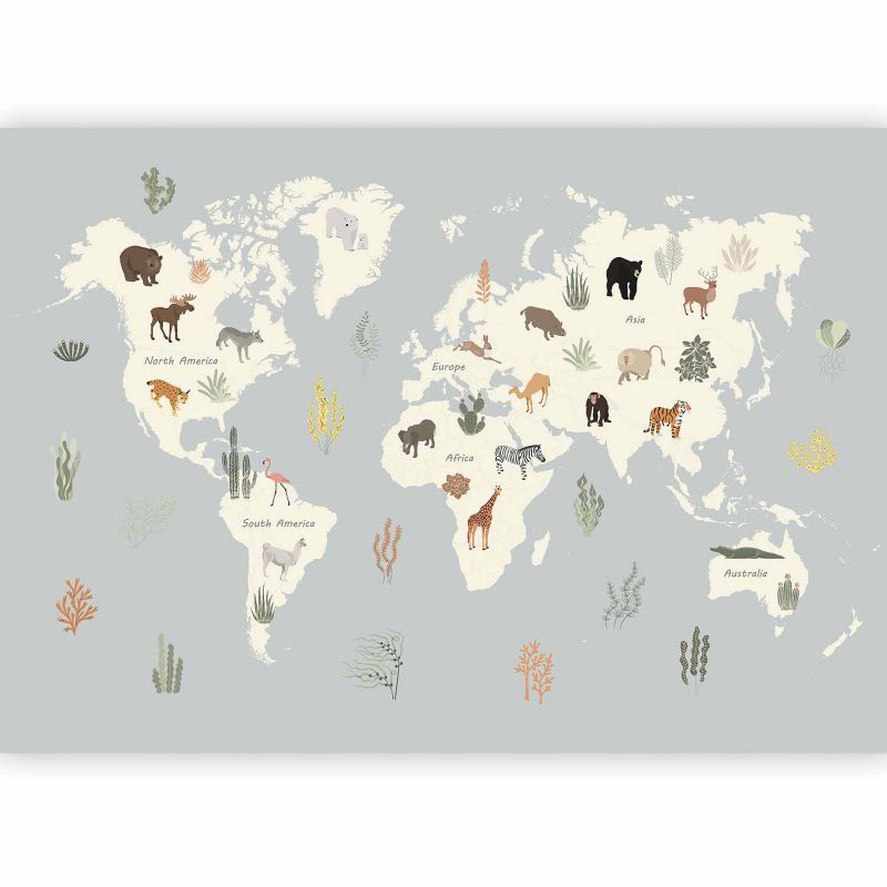 Fototapeta flizelinowa Artgeist 110g/m2 Dla dzieci beżowa 350x256 (7 części) 10076aa rolka 1 szt