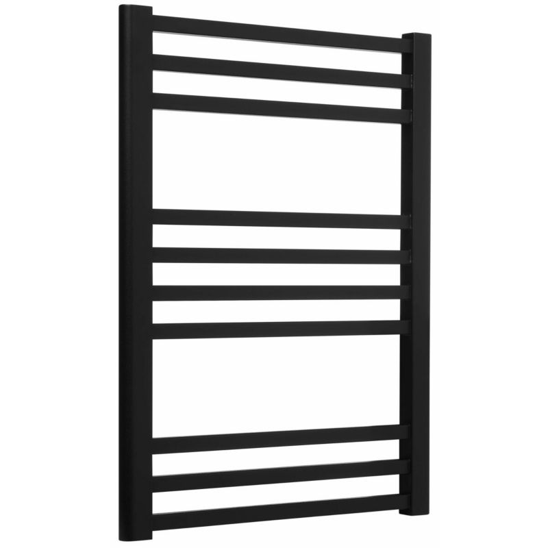 Grzejnik łazienkowy LUXRAD Max 677 x 500 mm czarny mat str. 257W 1 szt