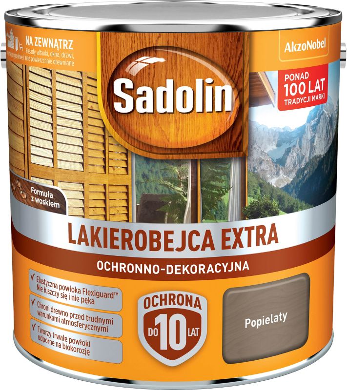 Lakierobejca Sadolin Extra popielaty 2,5 l