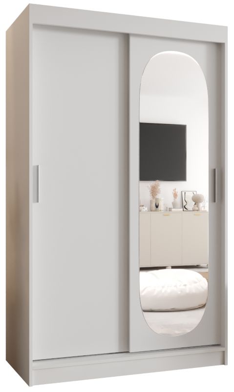 Szafa przesuwna Garderoba Abiks ROYAL 120 biały mat 1szt.