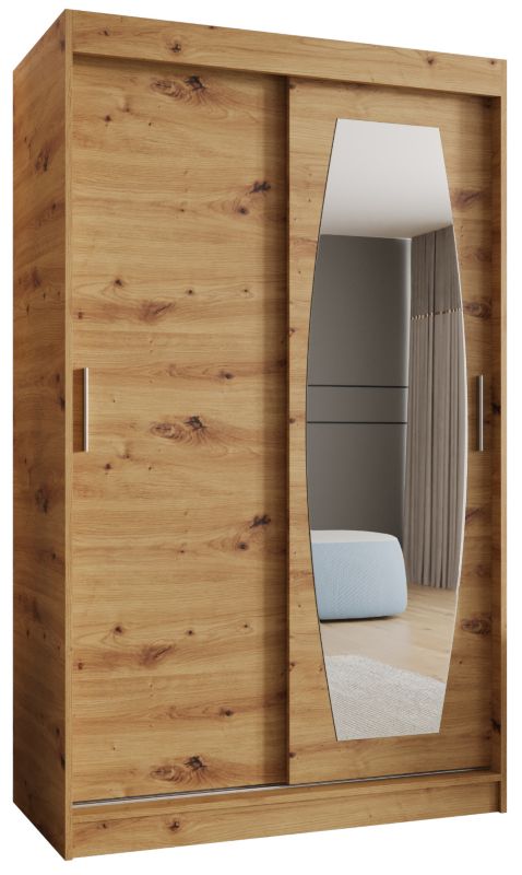 Szafa przesuwna Garderoba Abiks ROSSA 120 dąb artisan 1szt.