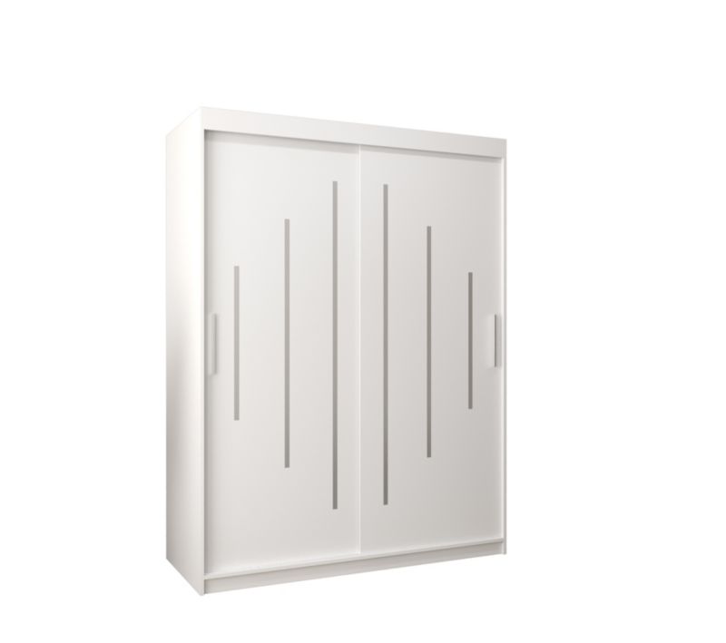 Szafa przesuwna Garderoba Abiks YORK 150 biały/biały 1 szt.