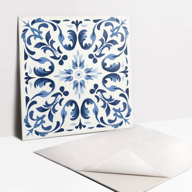 Kafelki samoprzylepne Tulup 30x30 cm Dekoracyjne liście 9 szt.