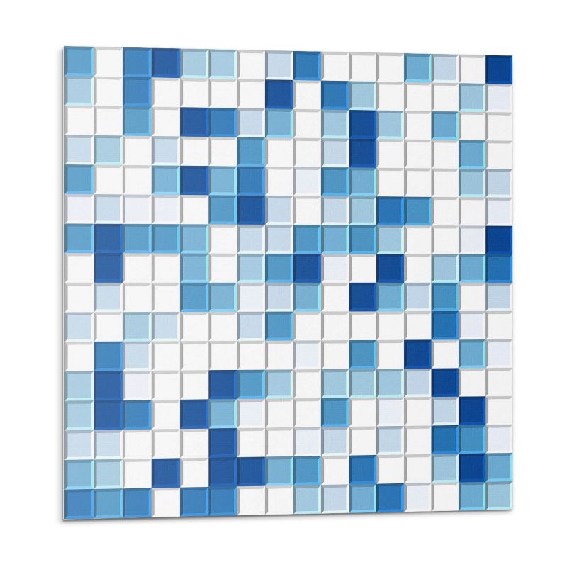 Kafelki samoprzylepne Wallfluent 20x20 cm Mozaikowy wzór w intensywnych odcieniach niebieskiego 20 szt.