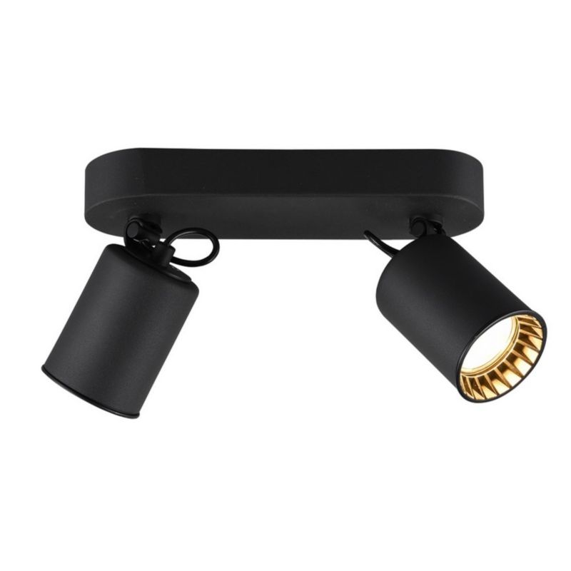 Kinkiet ścienny Trio Pago czarny 2 x GU10 x IP20 wym: 24 x 7 cm - 1 szt.