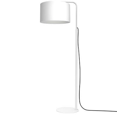 Lampa podłogowa stojąca Luminex Arden biały mat 1 x E27 x 15W wym: 151 x 40 x 70 cm - 1 szt.
