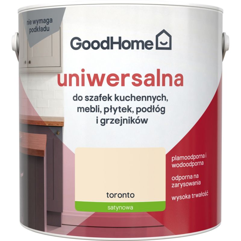 Farba uniwersalna GoodHome Reno toronto satyna 2 l
