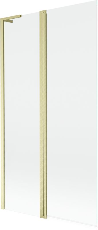 Parawan nawannowy Mexen Mist L złoty szczotkowany 100x150 2-skrzydłowy 1 szt