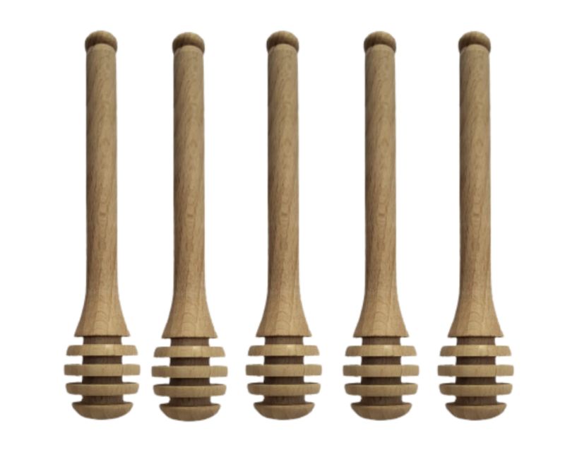 Drewniane łyżki do miodu MODO24 Weck 15 cm 5 szt.