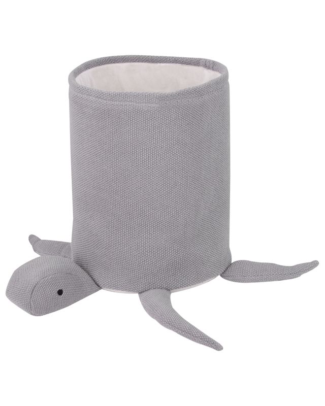 Kosz żółw bawełniany szary Tanda 1 szt.