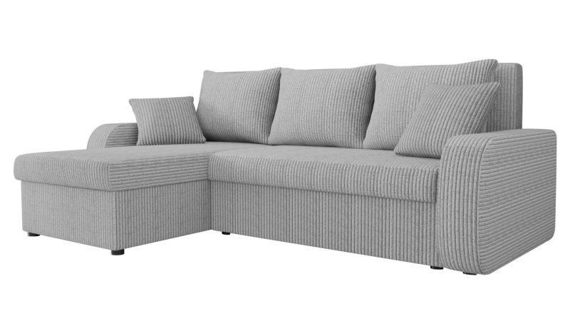 Narożnik z funkcją spania MIRJAN 24 Kris Sztruks jasny szary 1 szt.